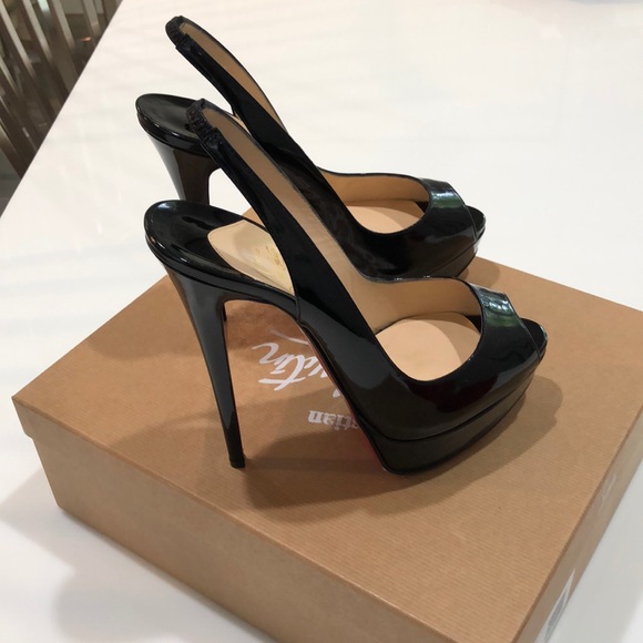 Christian Louboutin Shoes - Christian louboutin lady peep sling 150